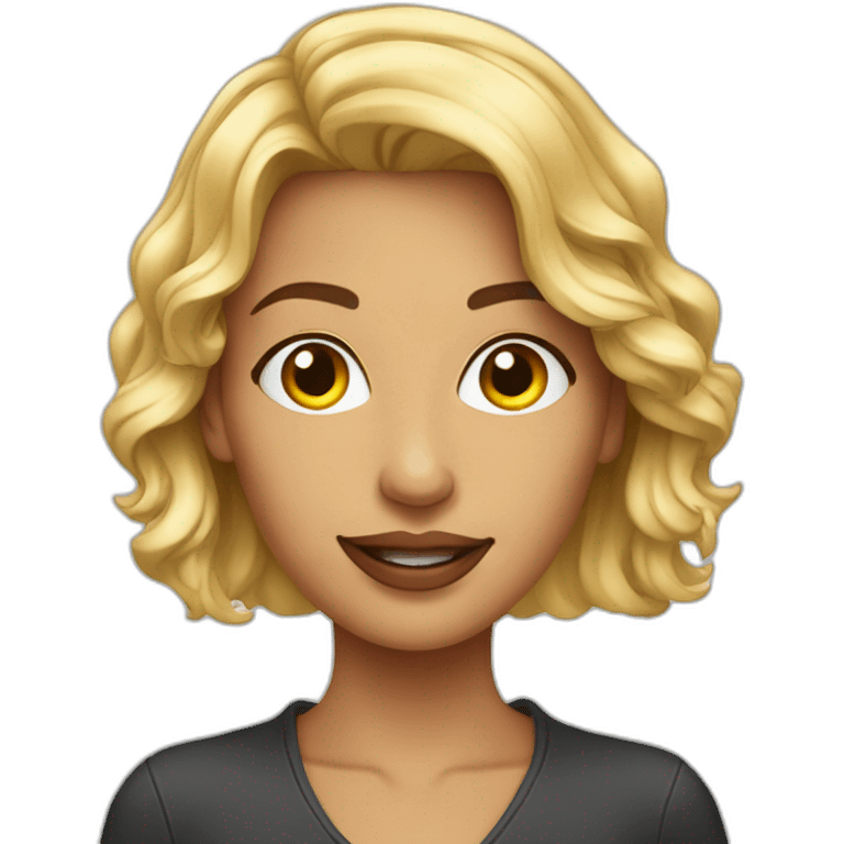 web-designer pretty woman young emoji