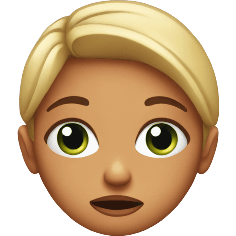 Female emoji rolling her eyes emoji