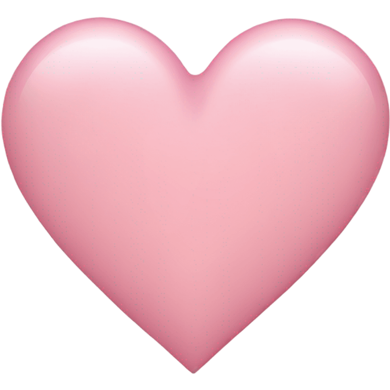 light pink heart emoji