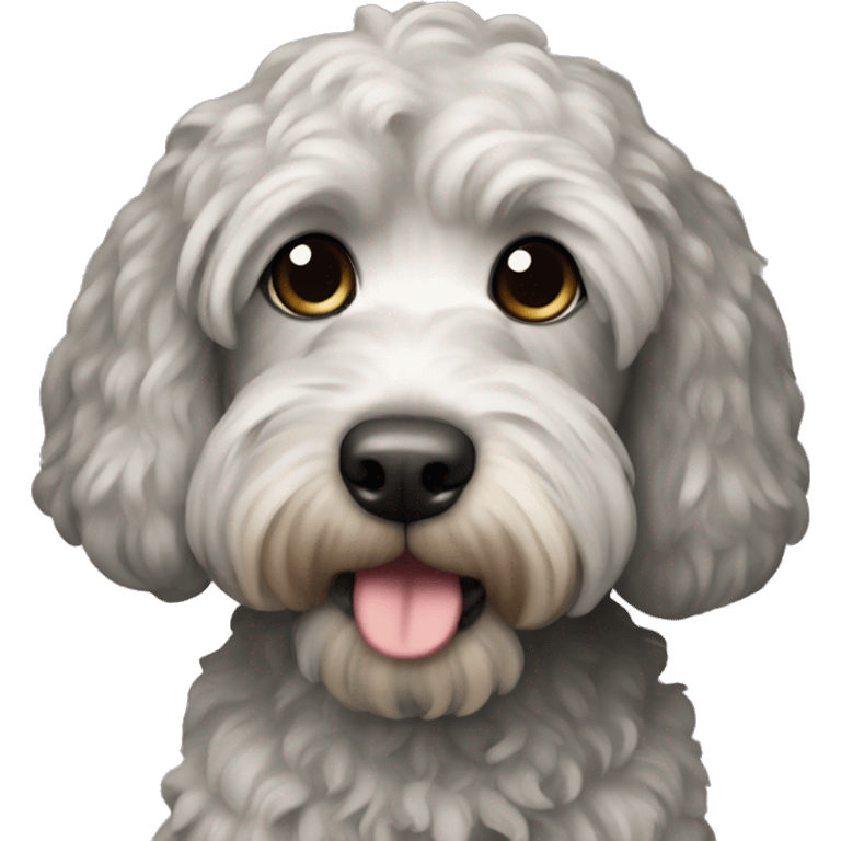 Cockapoo black  emoji