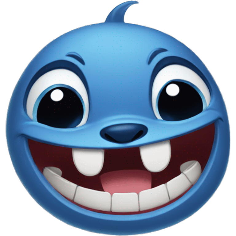 stitch laughing with tears emoji