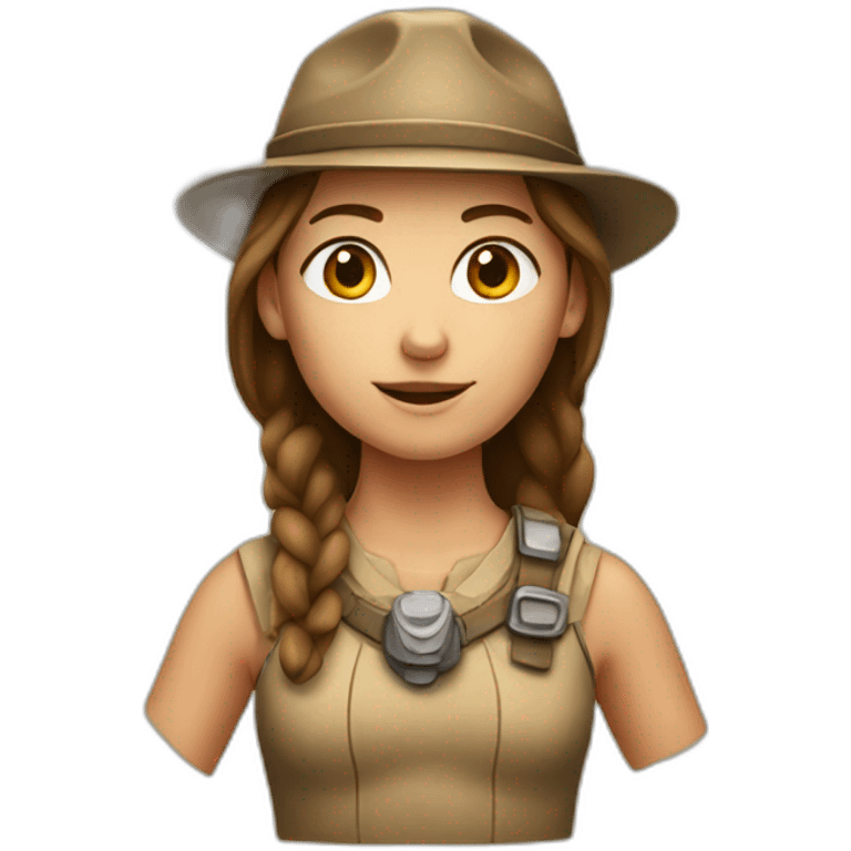 archaeology girl emoji