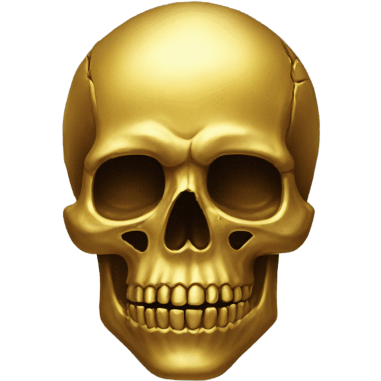 golden skull emoji