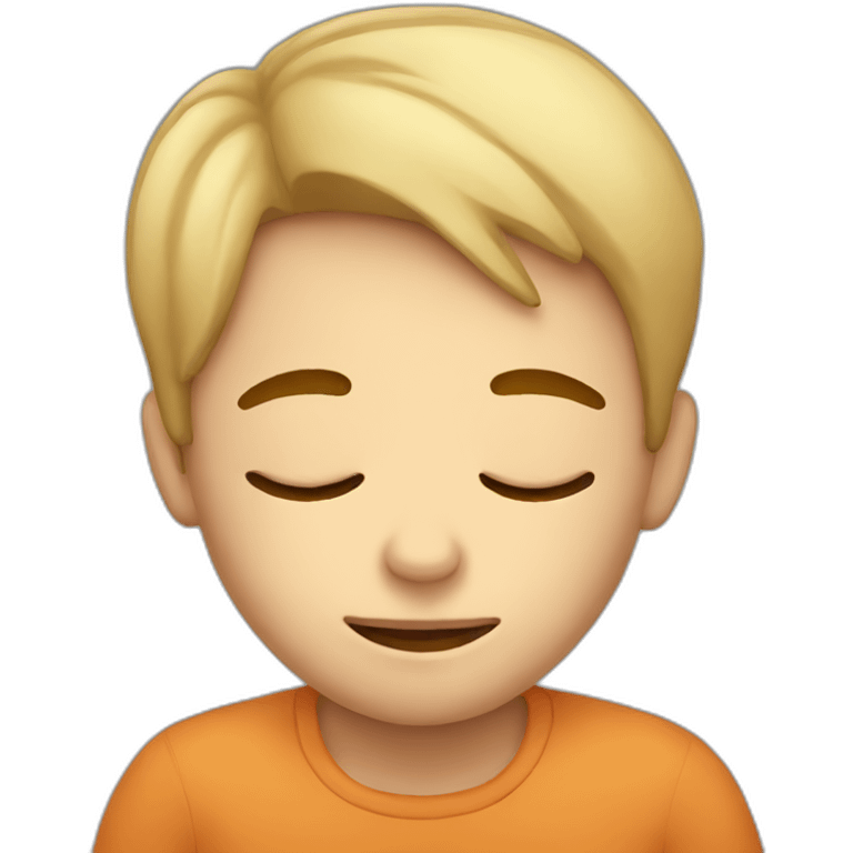 Sleeping boy emoji