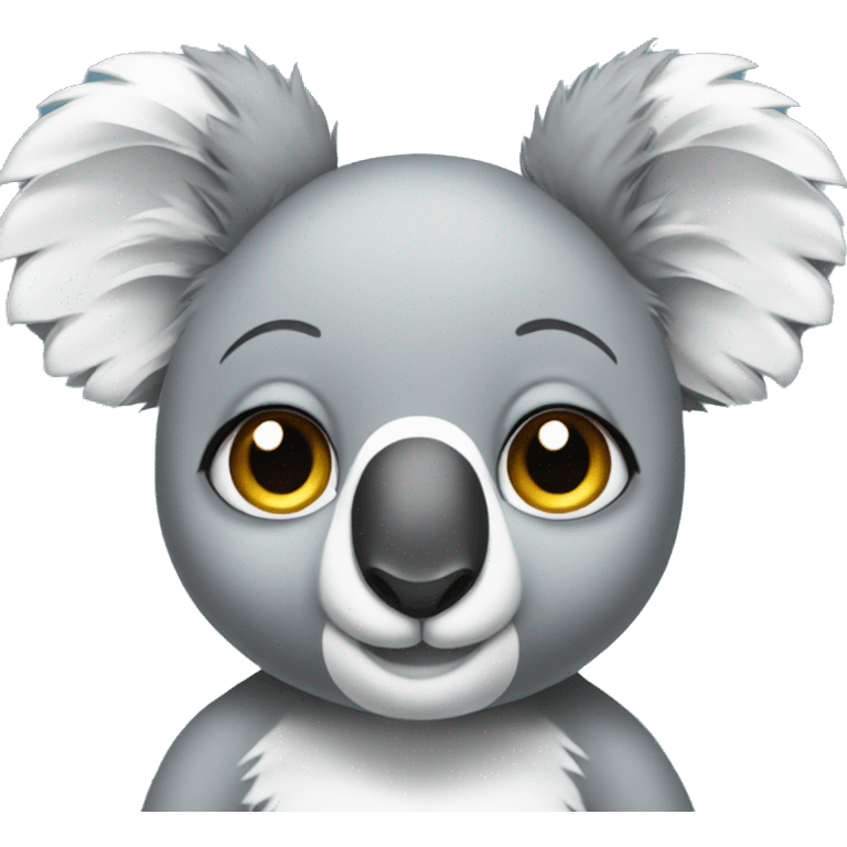 koala wearing skincare headband emoji