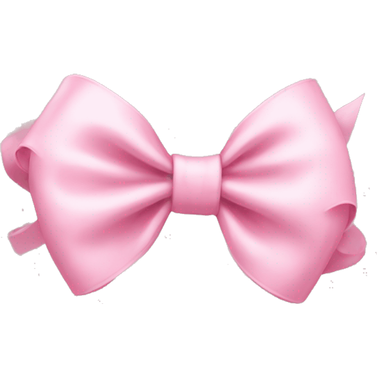 Baby pink bow emoji