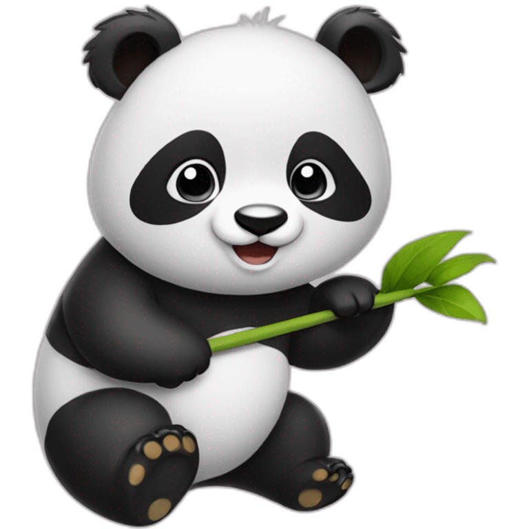 panda-arc-en-ciel emoji