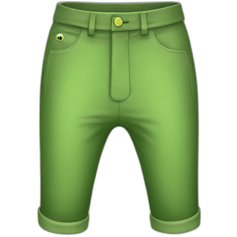 Green tea pants emoji