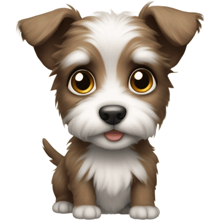 Terrier puppy emoji