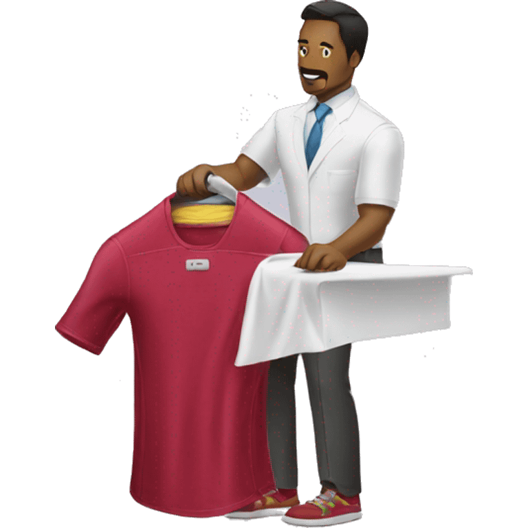 ironman ironing clothes emoji