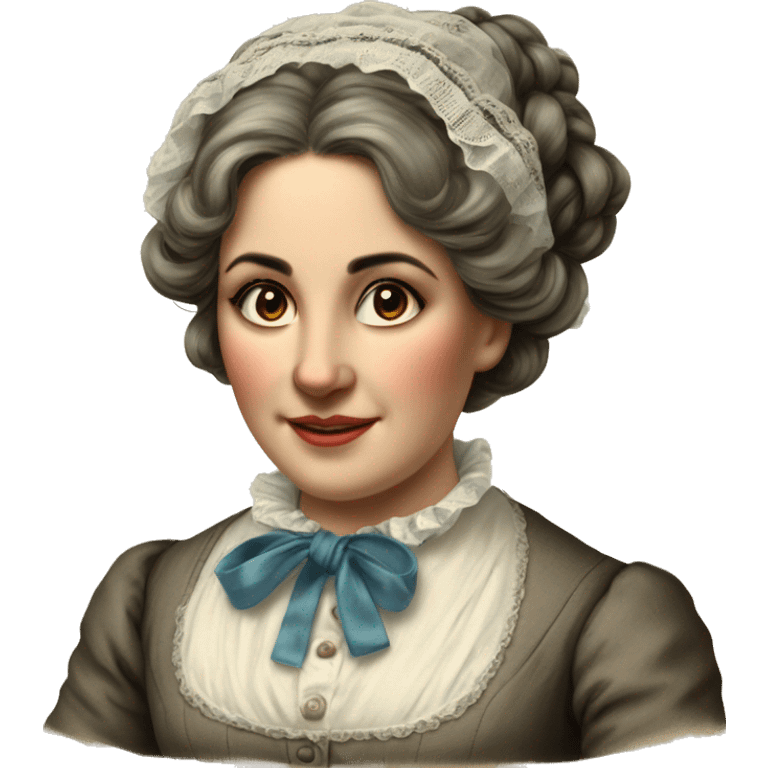 seamstress of the late 19th century emoji