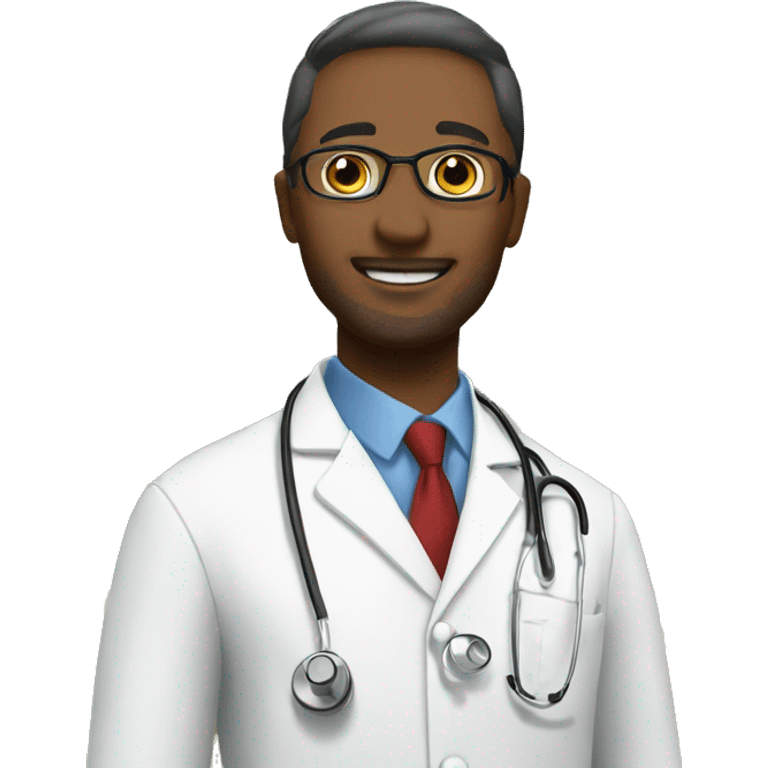 Doctor in Front of a House  emoji