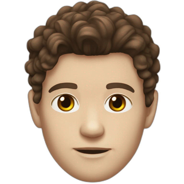 Klaus mikaelson brown hair realistic detailed emoji