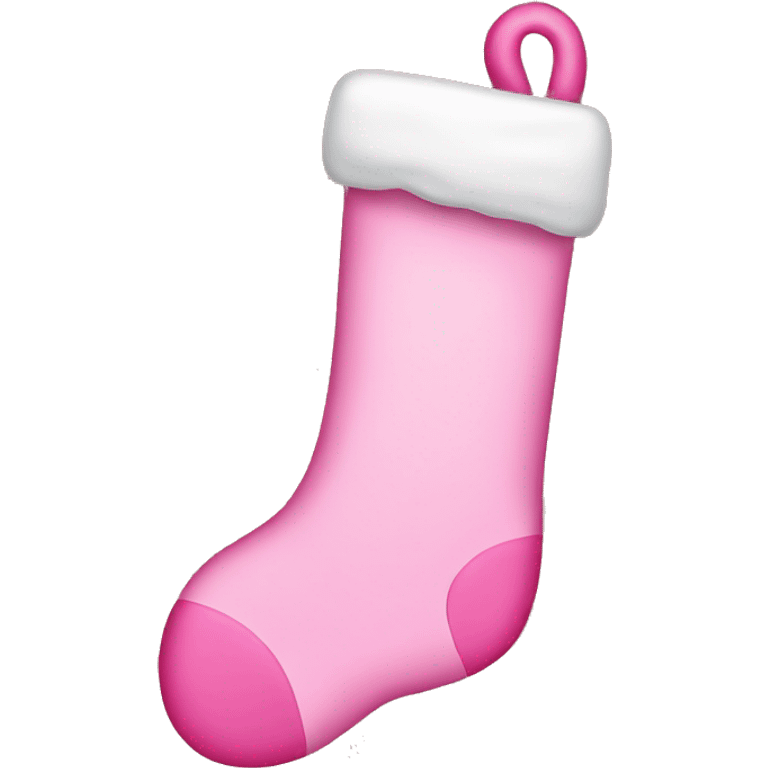 Pink stocking  emoji