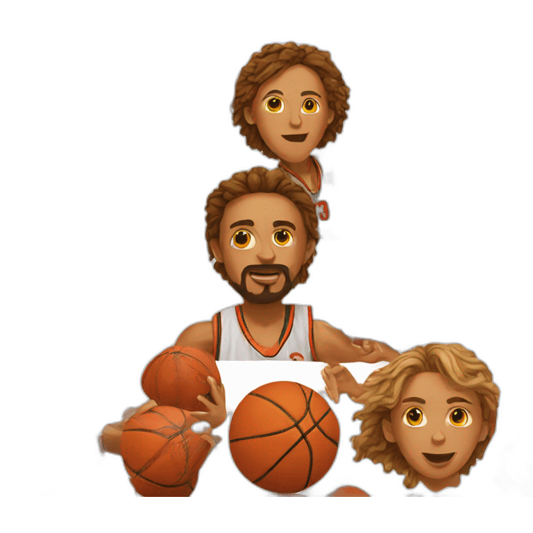 Basketball players emoji