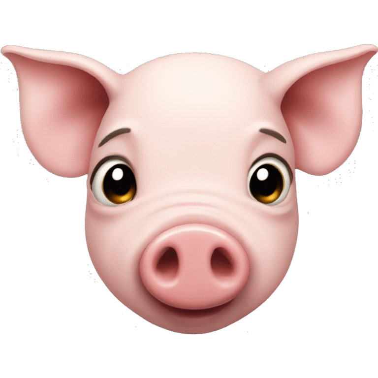 pig but skinny emoji