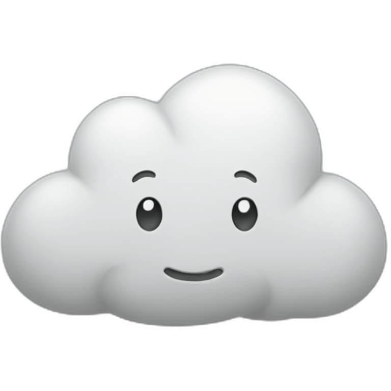 rainy cloud emoji