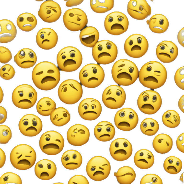 Sad emoji yellow very sadness emoji