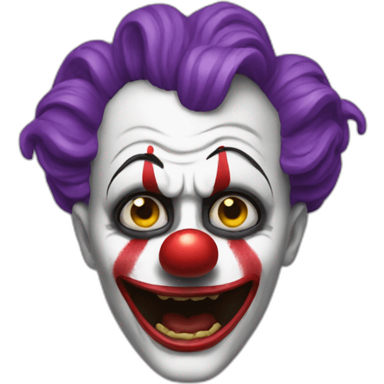 clown-dead-inside emoji