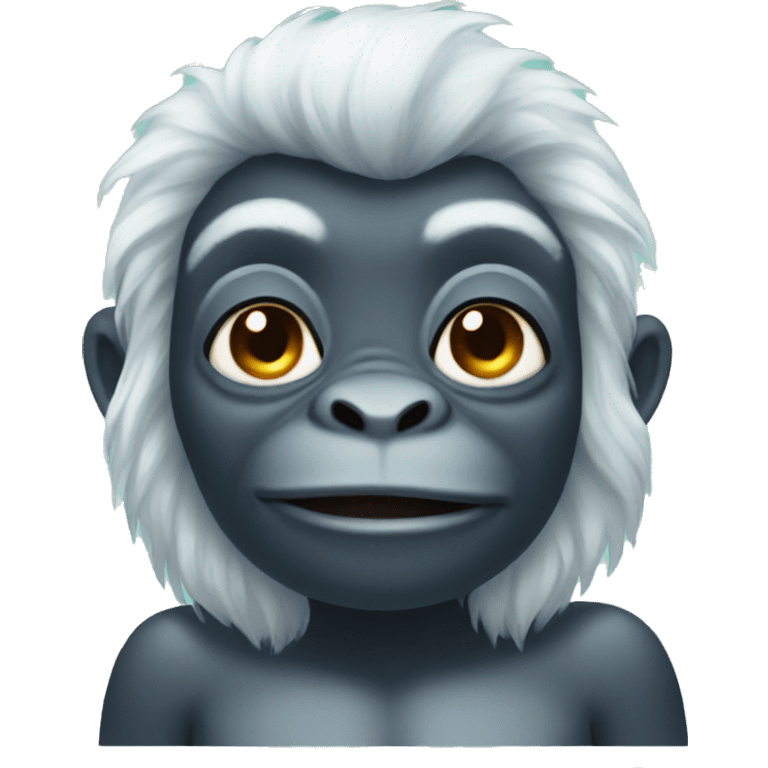 Gorilla mermaid emoji