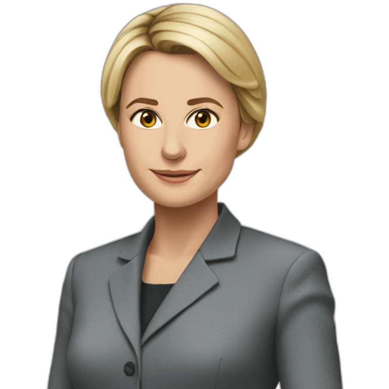 Macron en femme emoji