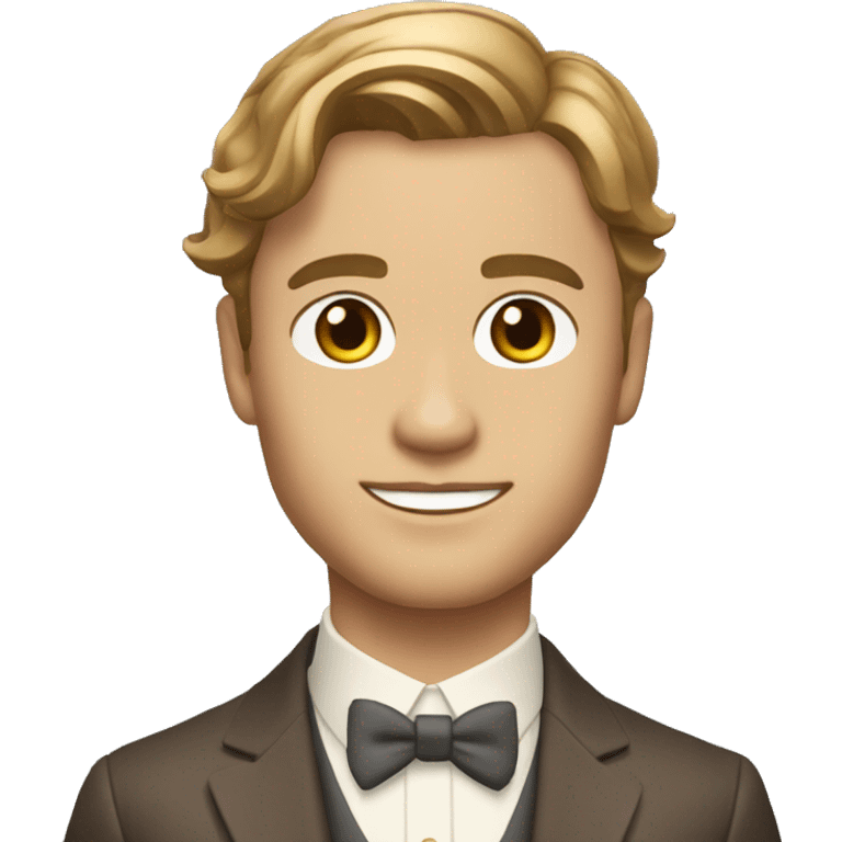 The jay Gatsby with champagne light brown hair emoji