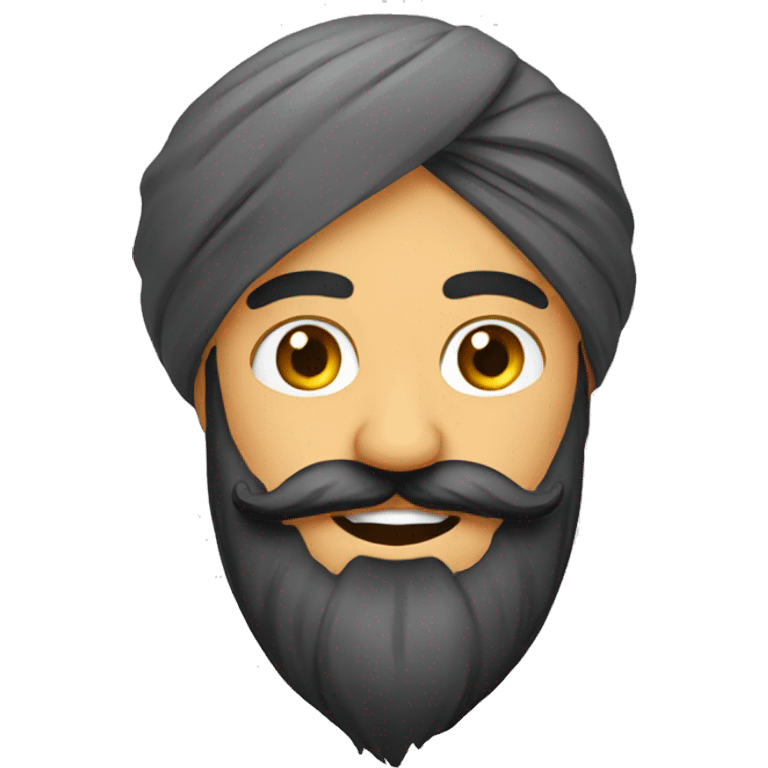 sardar with beard  emoji