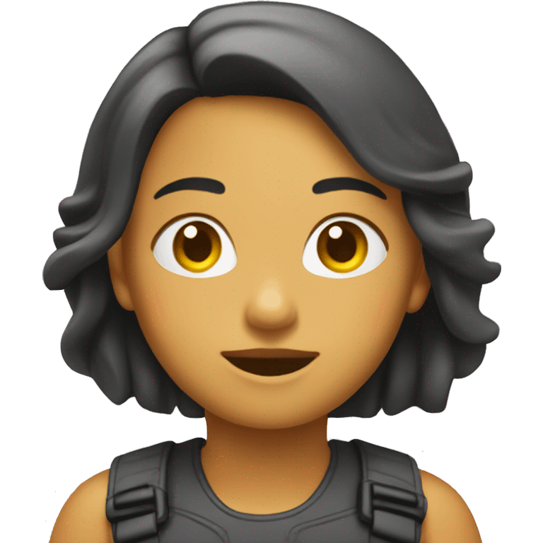 Chica guapa en descapotable  emoji