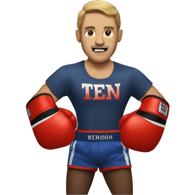 ken carson with boxing gloves emoji