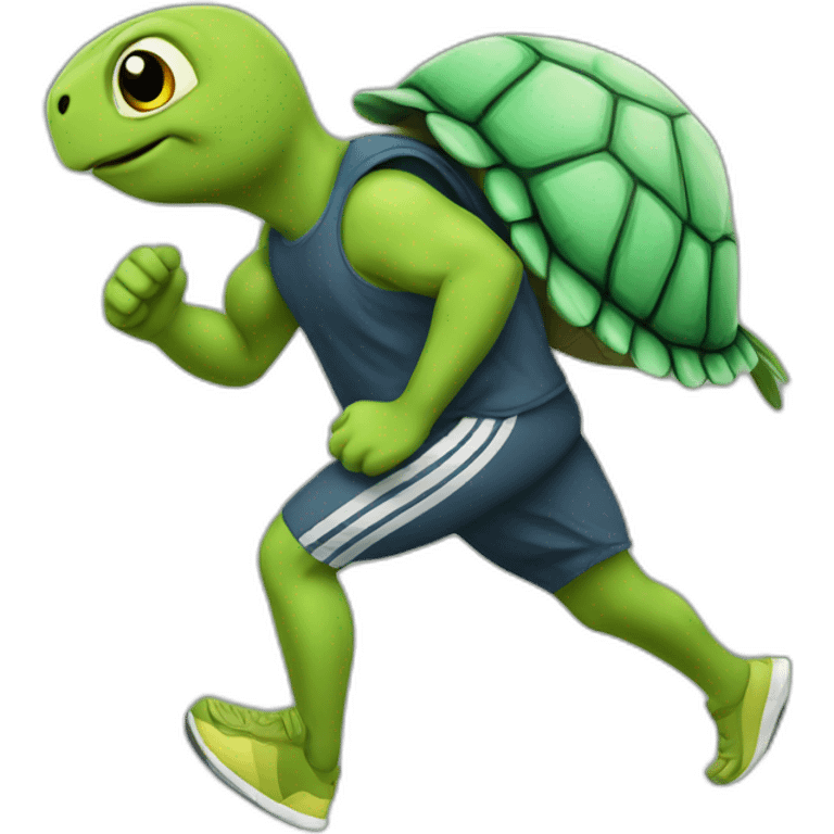 jogging turtle emoji