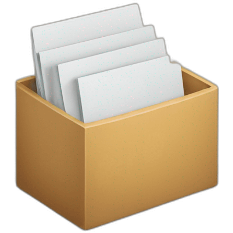 Card File Box emoji