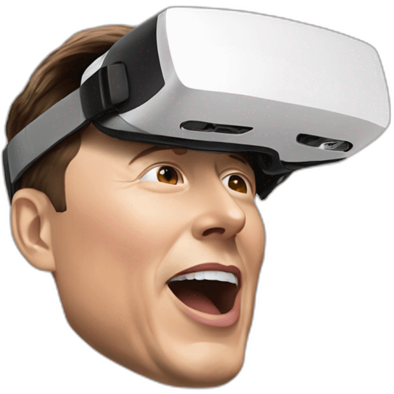 Elon Musk, vr headset emoji