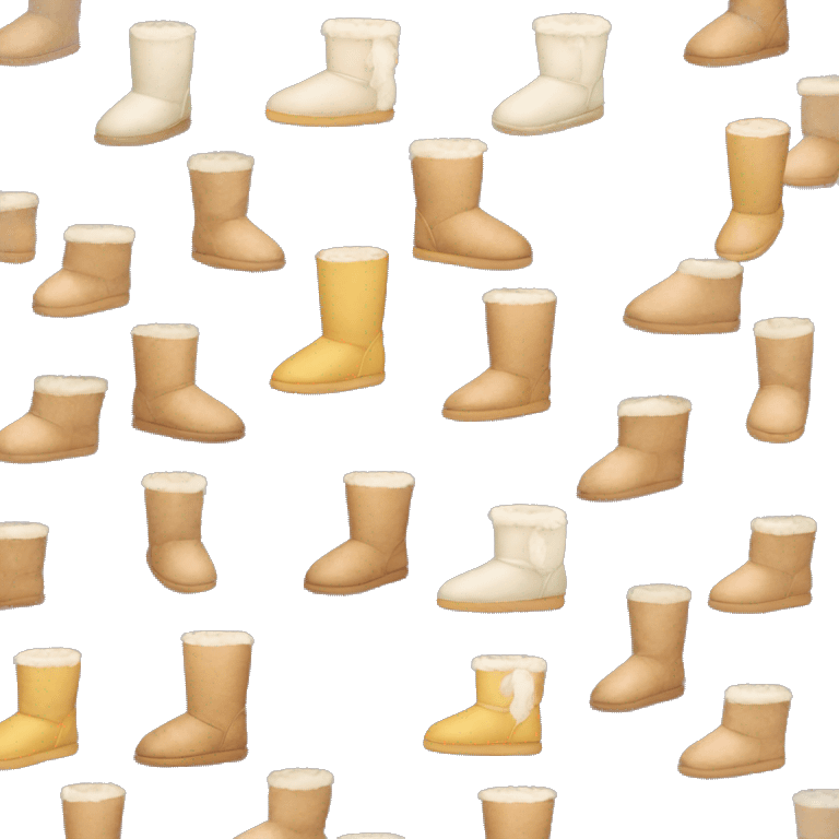 Mini Ugg boots emoji