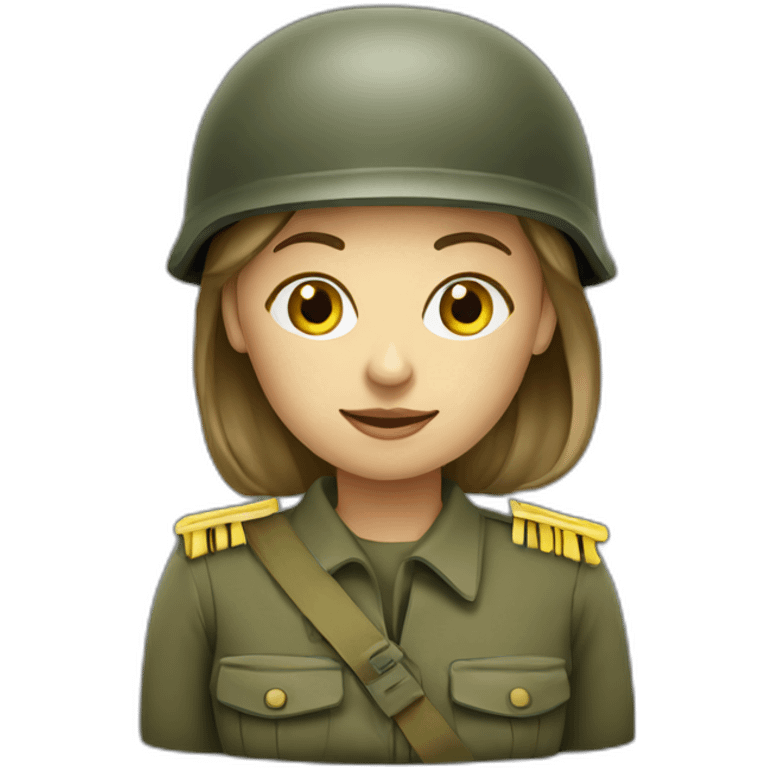 ukranian soldier woman emoji