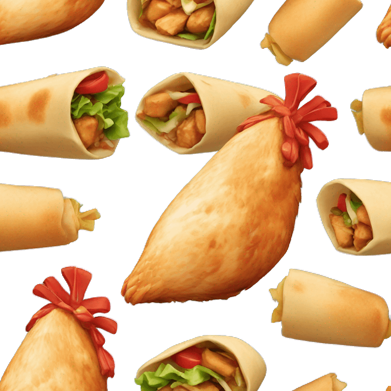 Shawarma chicken emoji