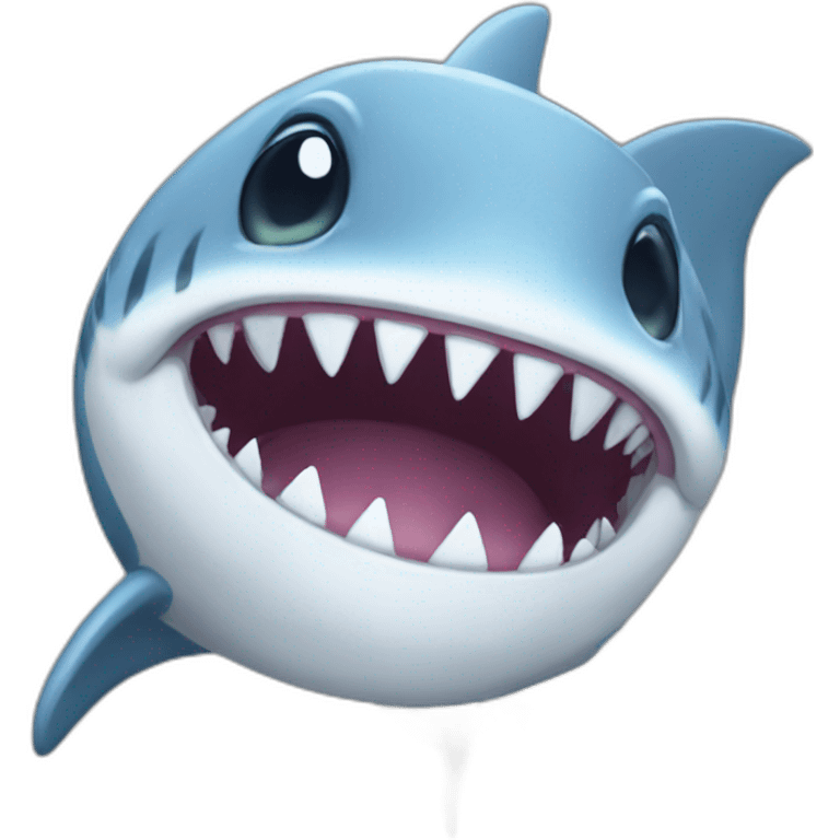 cute shark emoji