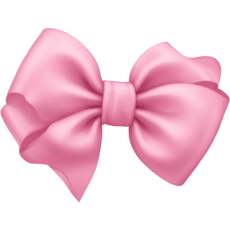 baby pink bow emoji