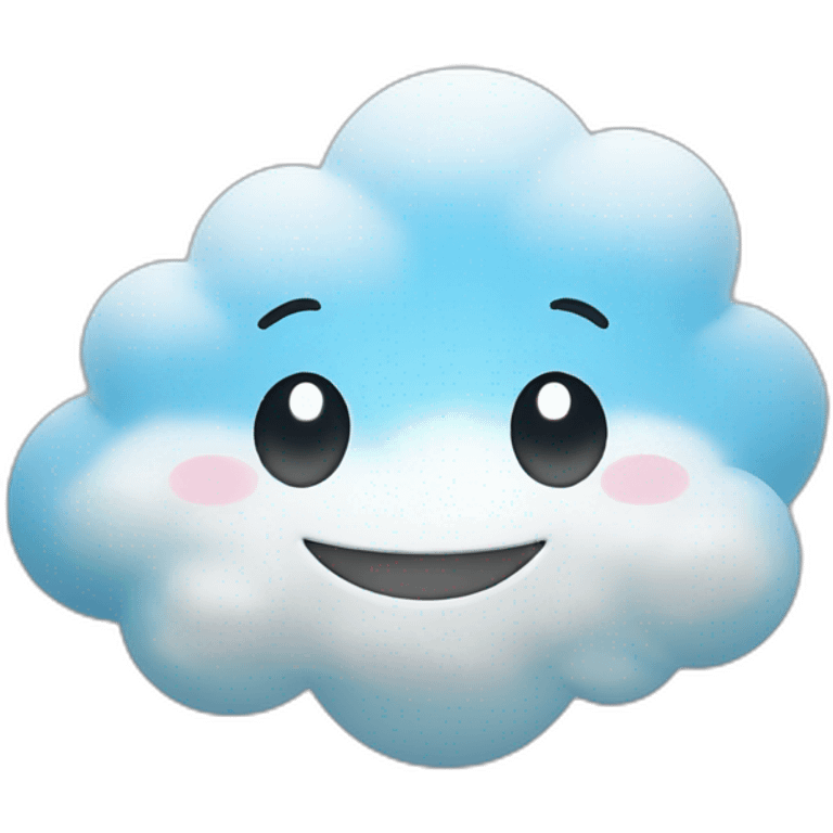 smiling cloud emoji