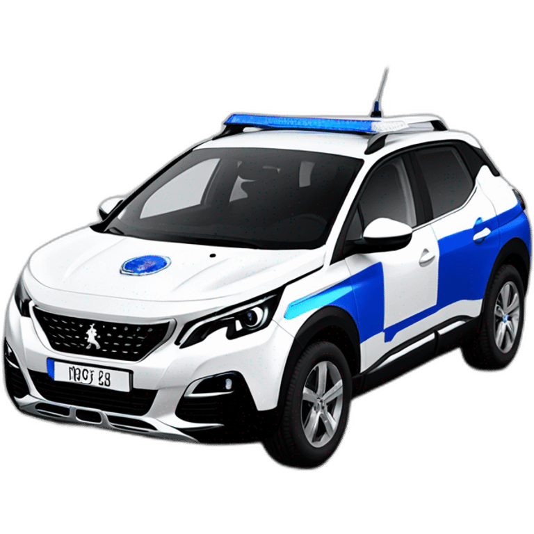 Peugeot 3008 police nationale  emoji