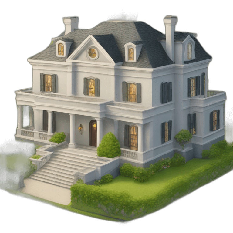 mansion emoji