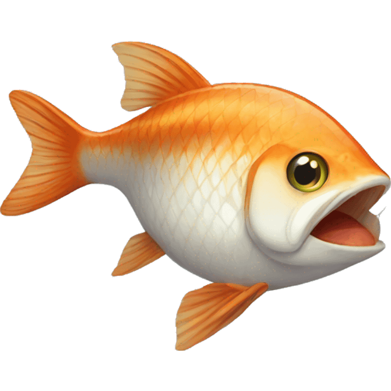 chat qui mange des poisson emoji