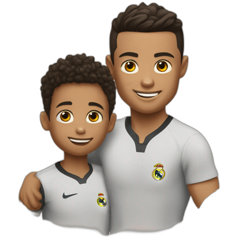 Ronaldo et son fils emoji