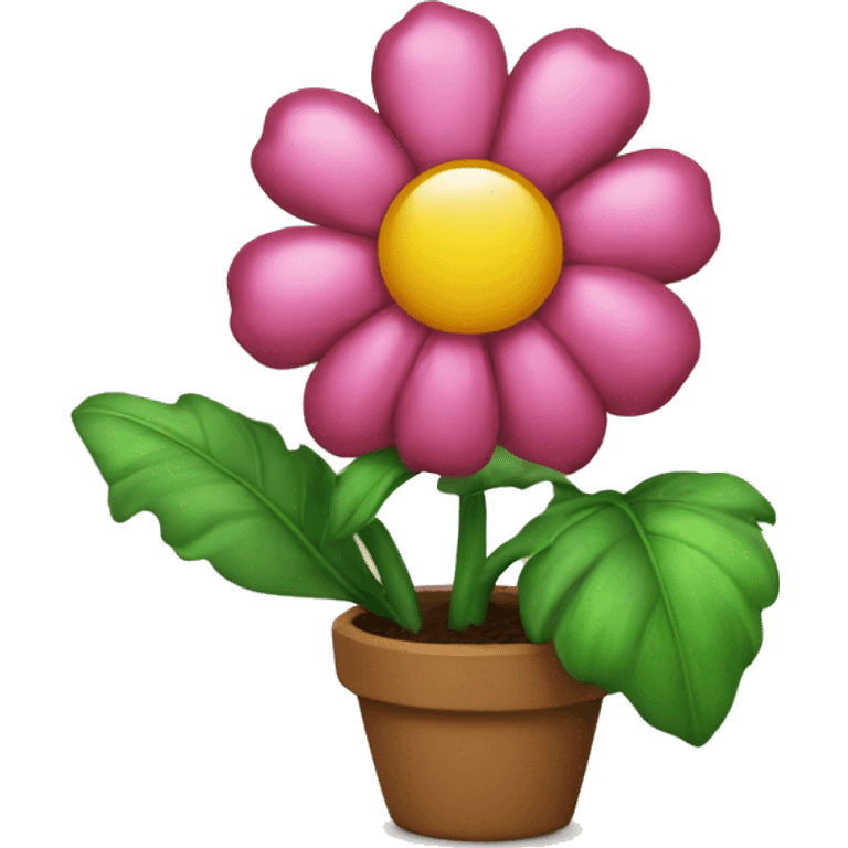 Blume im Topf emoji