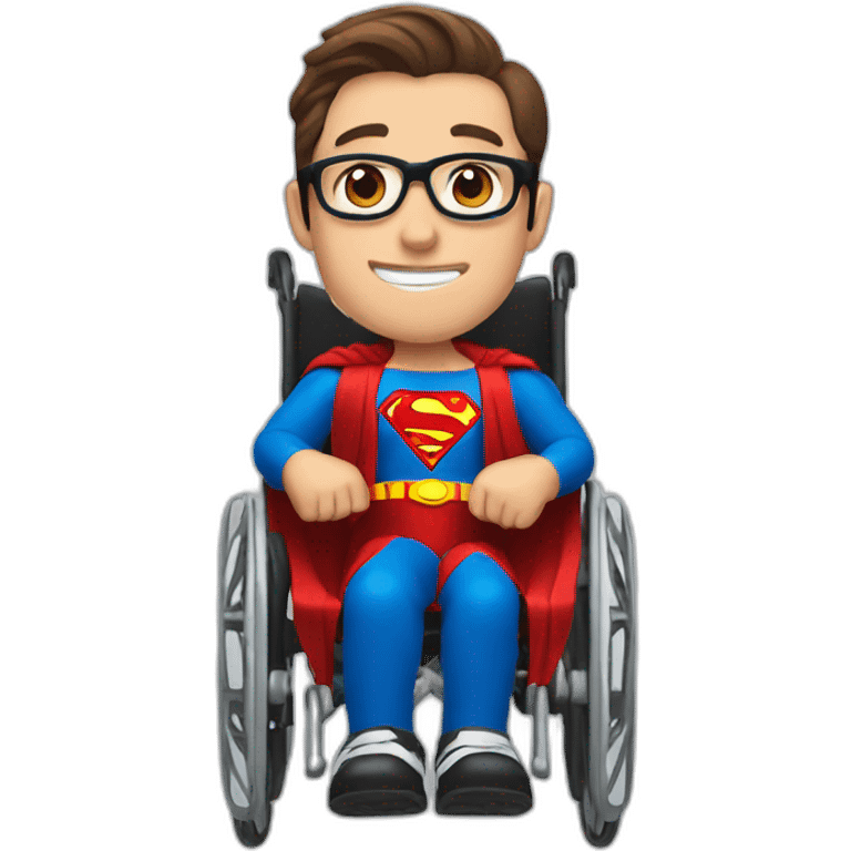 Superman in a wheelchair emoji