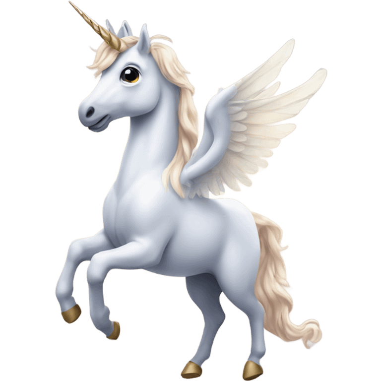 Unicorn with wings emoji