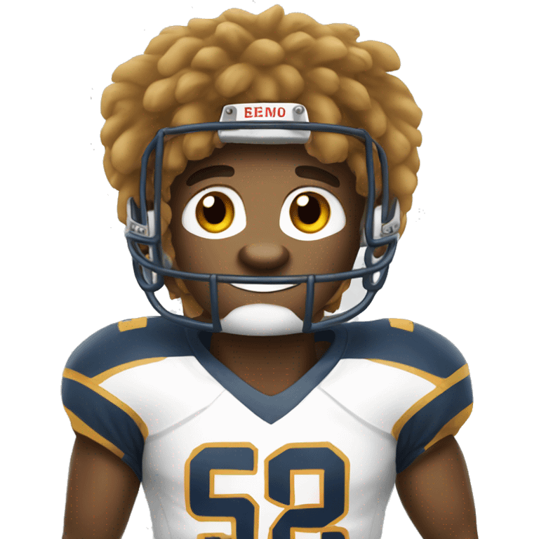 Lion football player emoji