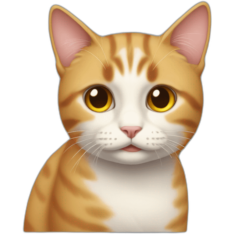 Cat looking innocent emoji