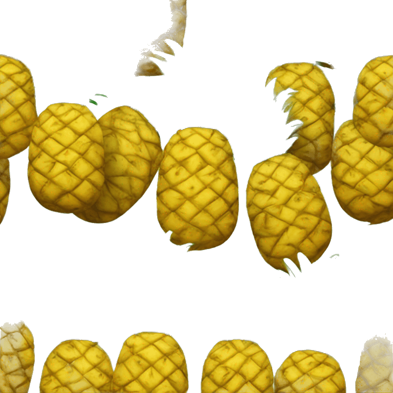 poo emoji pineapple emoji