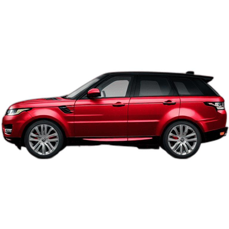 Range rover sport red front emoji