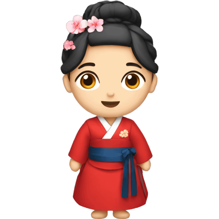 red korean hanbok emoji